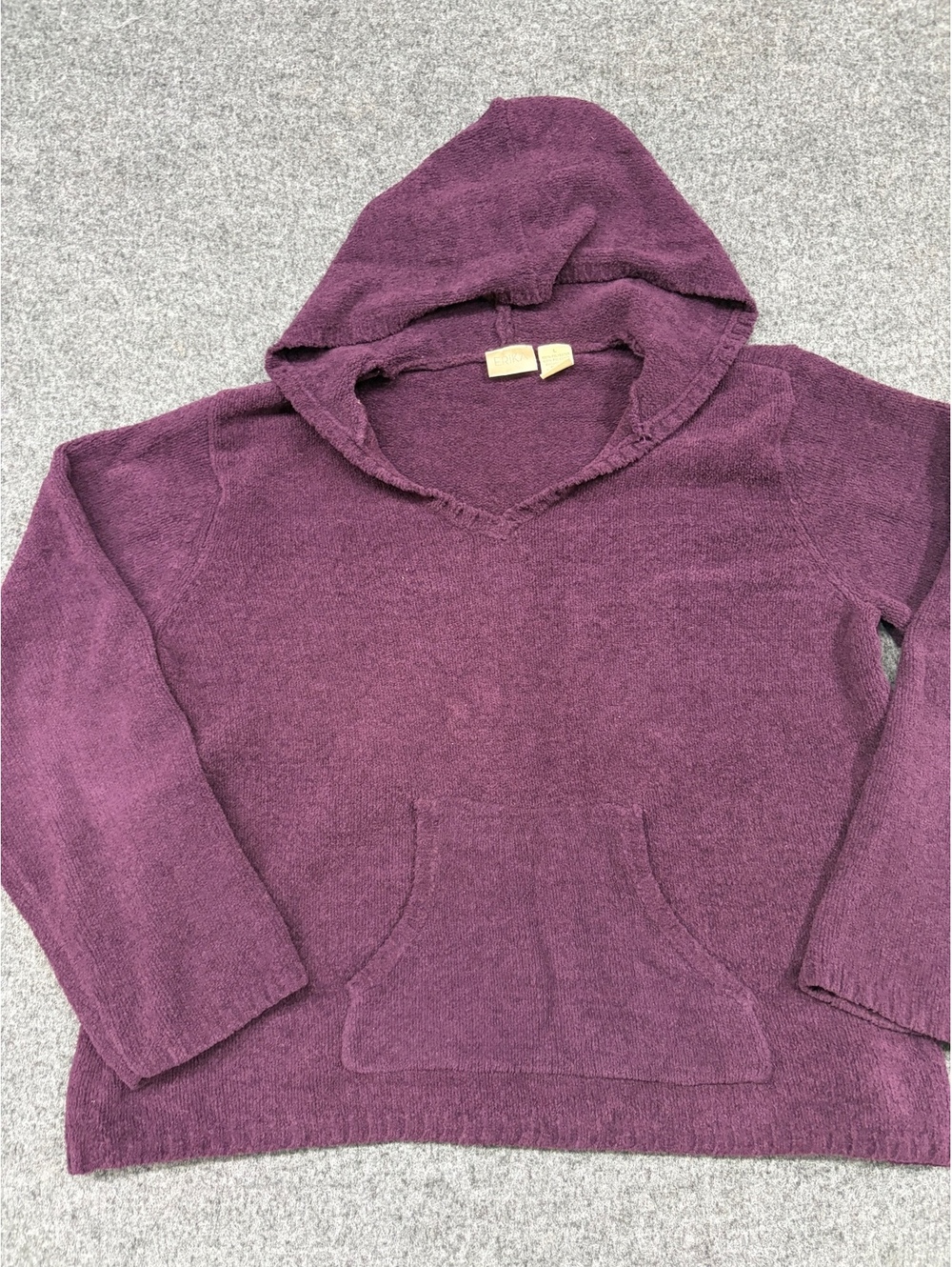Purple Erika Hooded Sweater for Women
